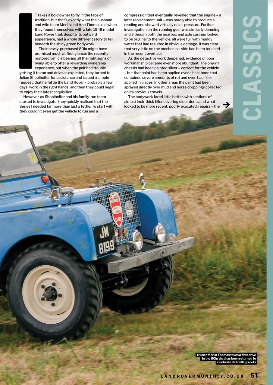 Land Rover Monthly Preview Pages
