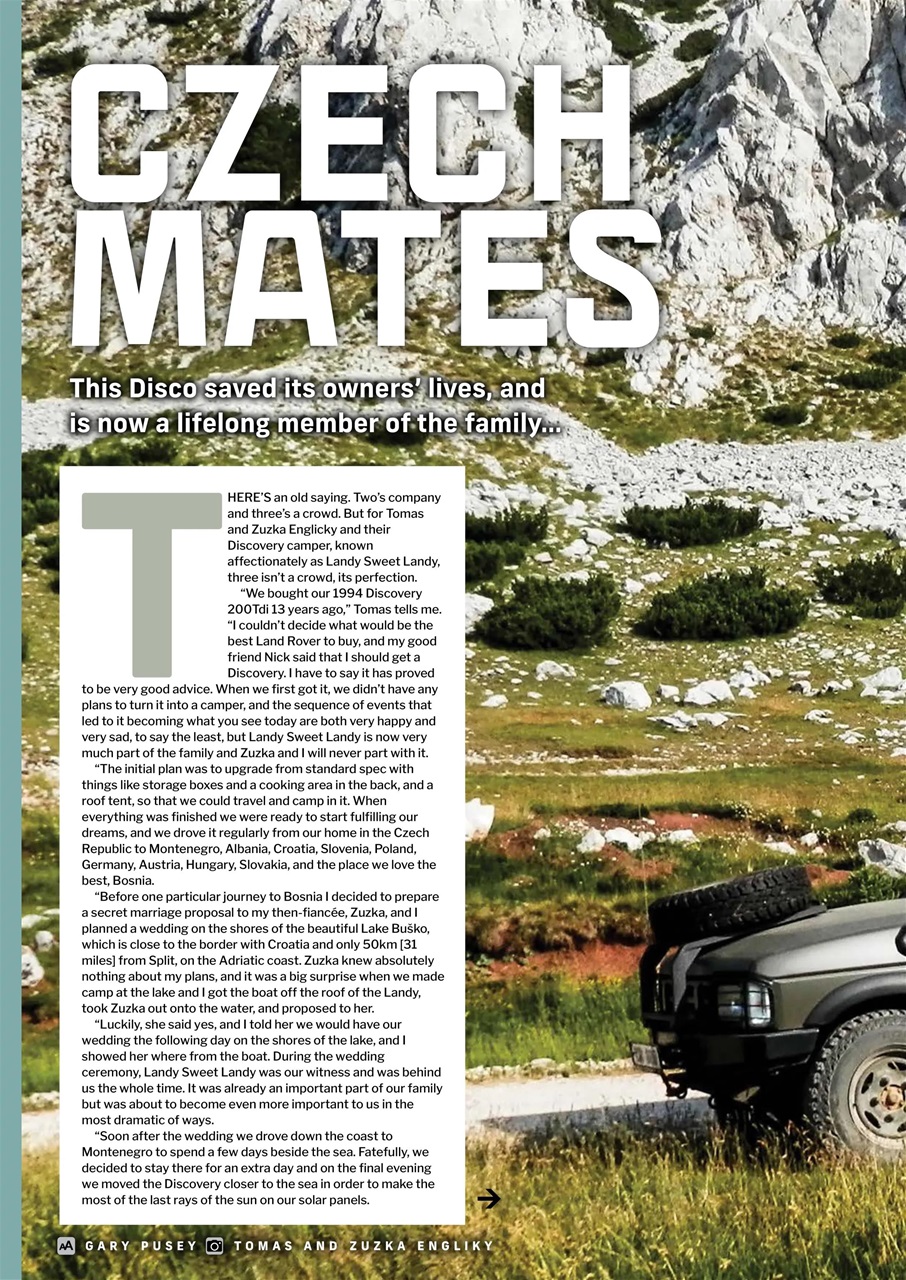 Land Rover Monthly Preview Pages