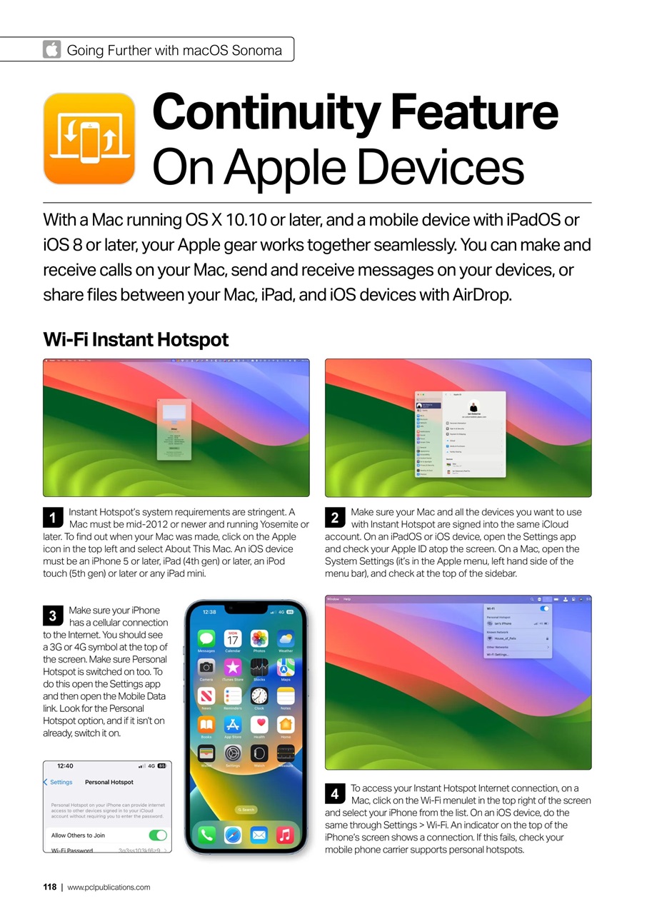 Mac + MacBook User Preview Pages