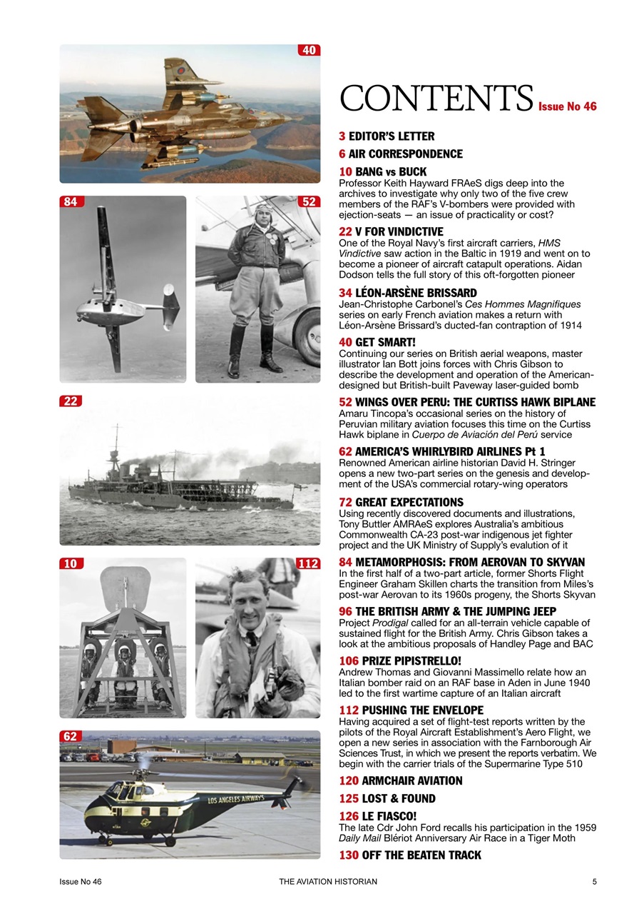 The Aviation Historian Magazine Preview Pages
