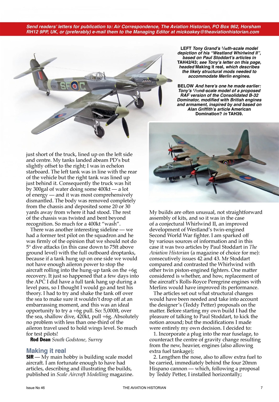 The Aviation Historian Magazine Preview Pages