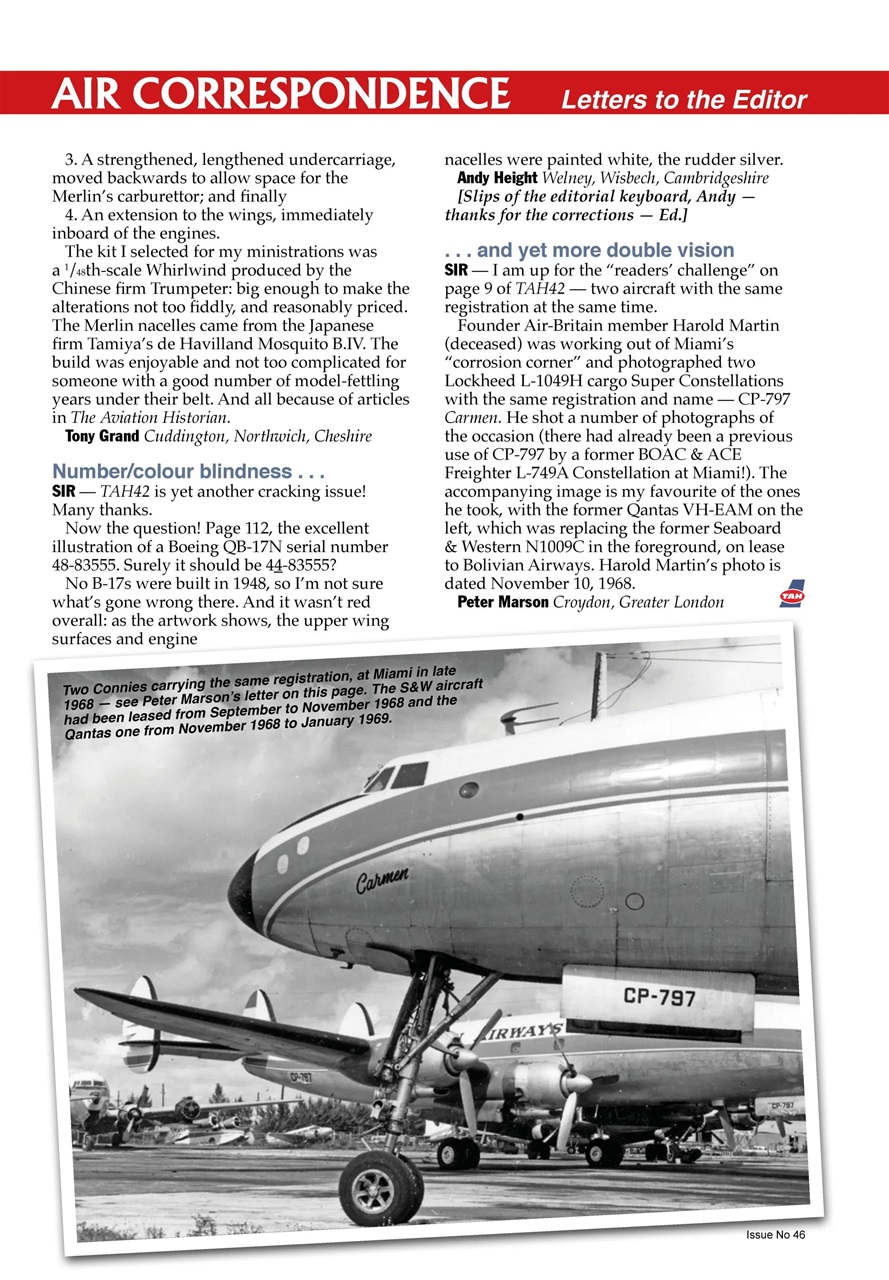 The Aviation Historian Magazine Preview Pages