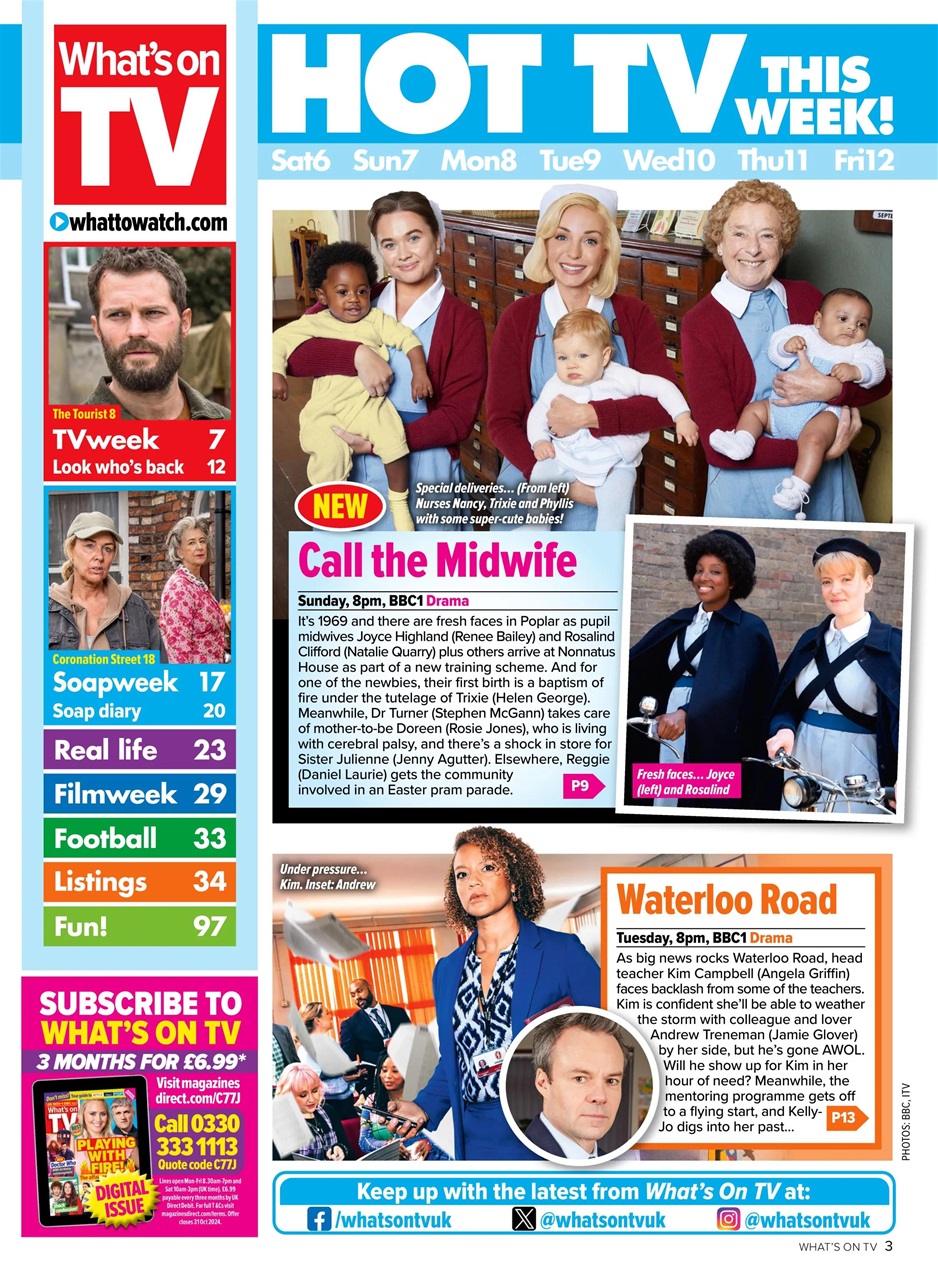 What's on TV Preview Pages