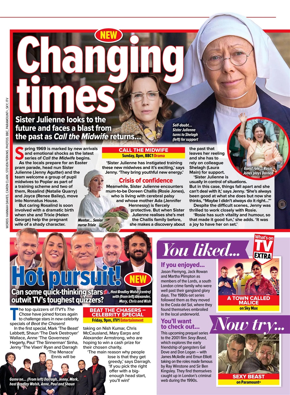 What's on TV Preview Pages