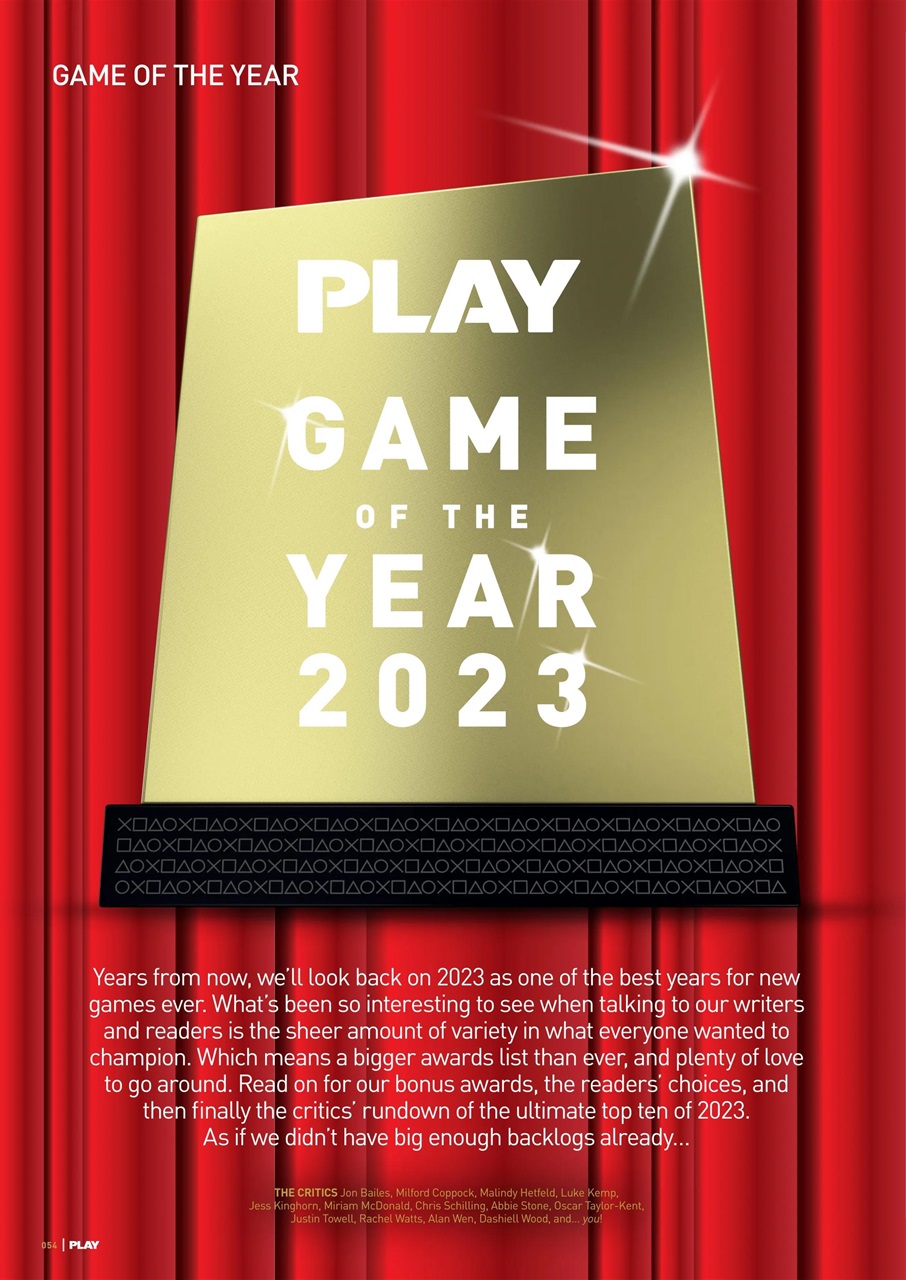 PLAY Magazine Preview Pages