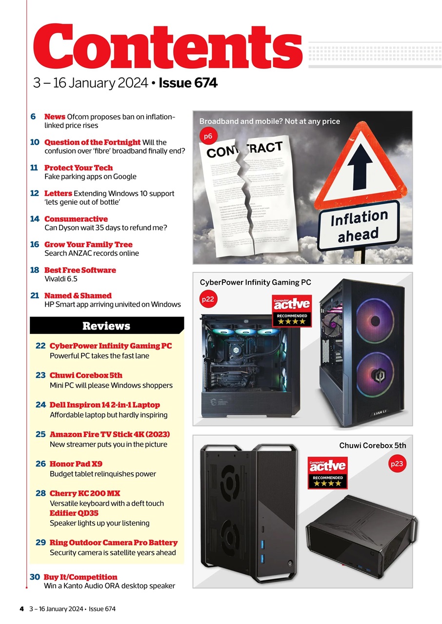 Computer Active Preview Pages