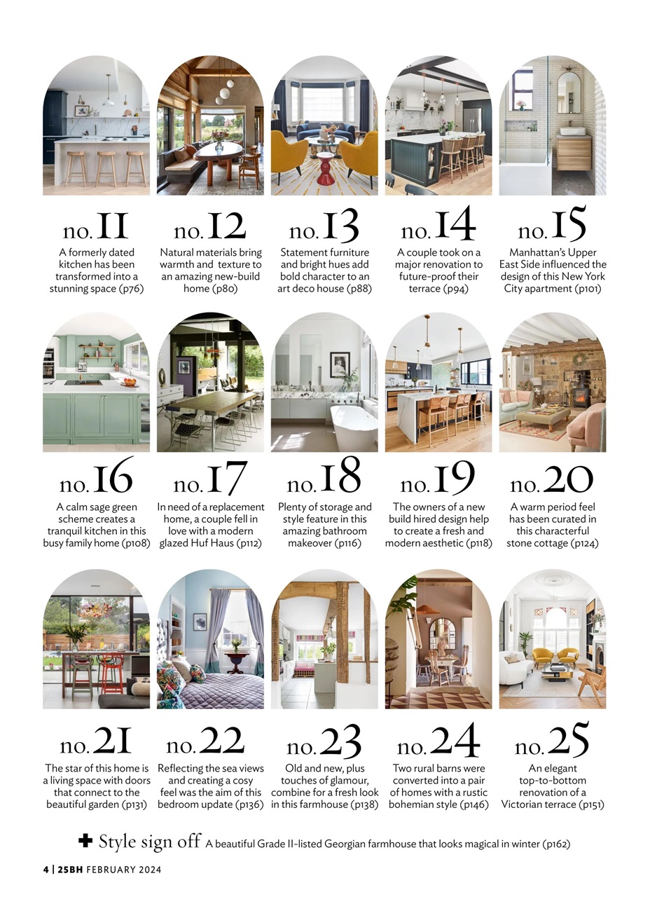 25 Beautiful Homes Preview Pages