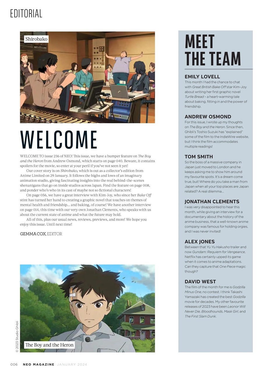 NEO Magazine Preview Pages