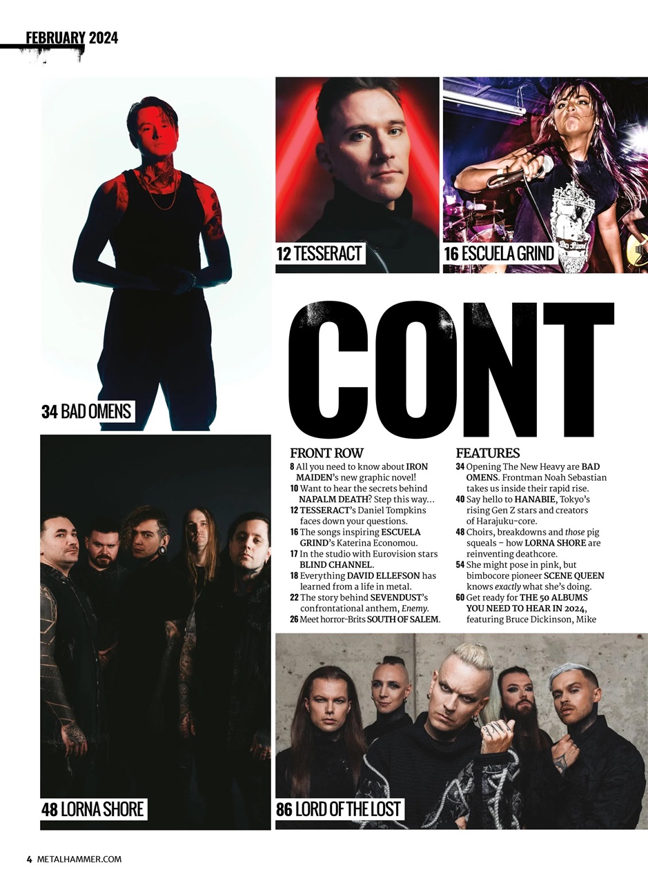 Metal Hammer Preview Pages