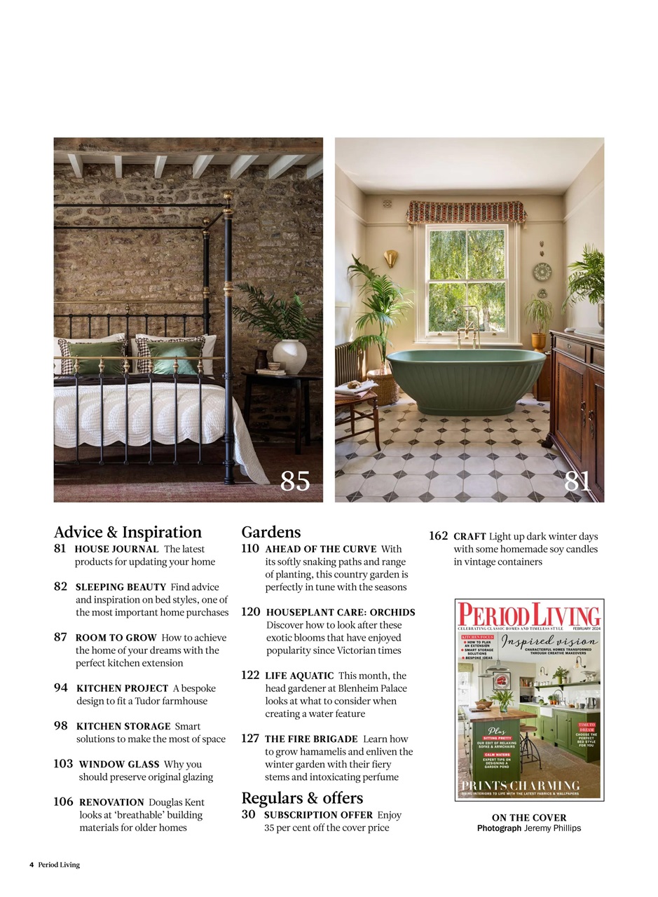 Period Living Magazine Preview Pages
