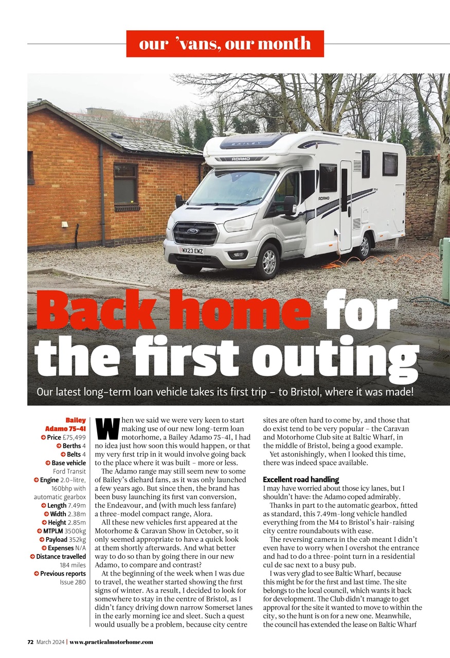 Practical Motorhome Preview Pages