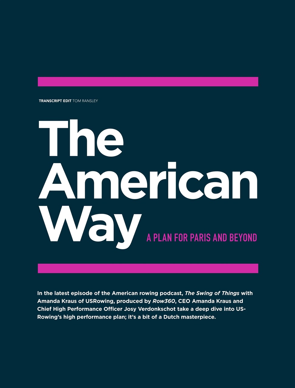 Row360 Preview Pages