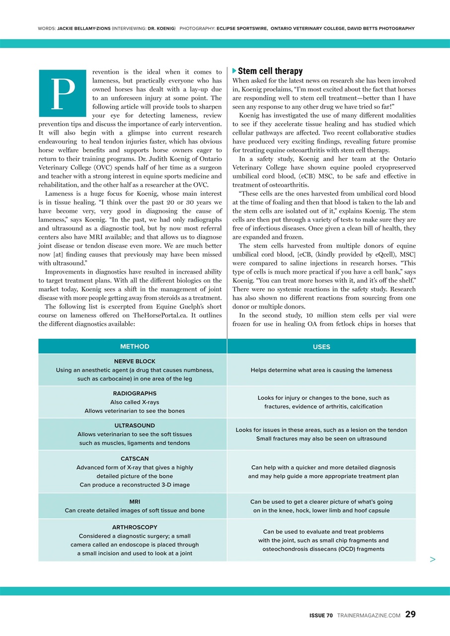 North American Trainer Magazine - horse racing Preview Pages