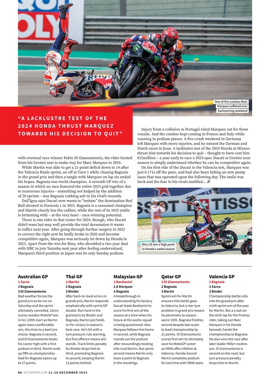 Autosport Preview Pages