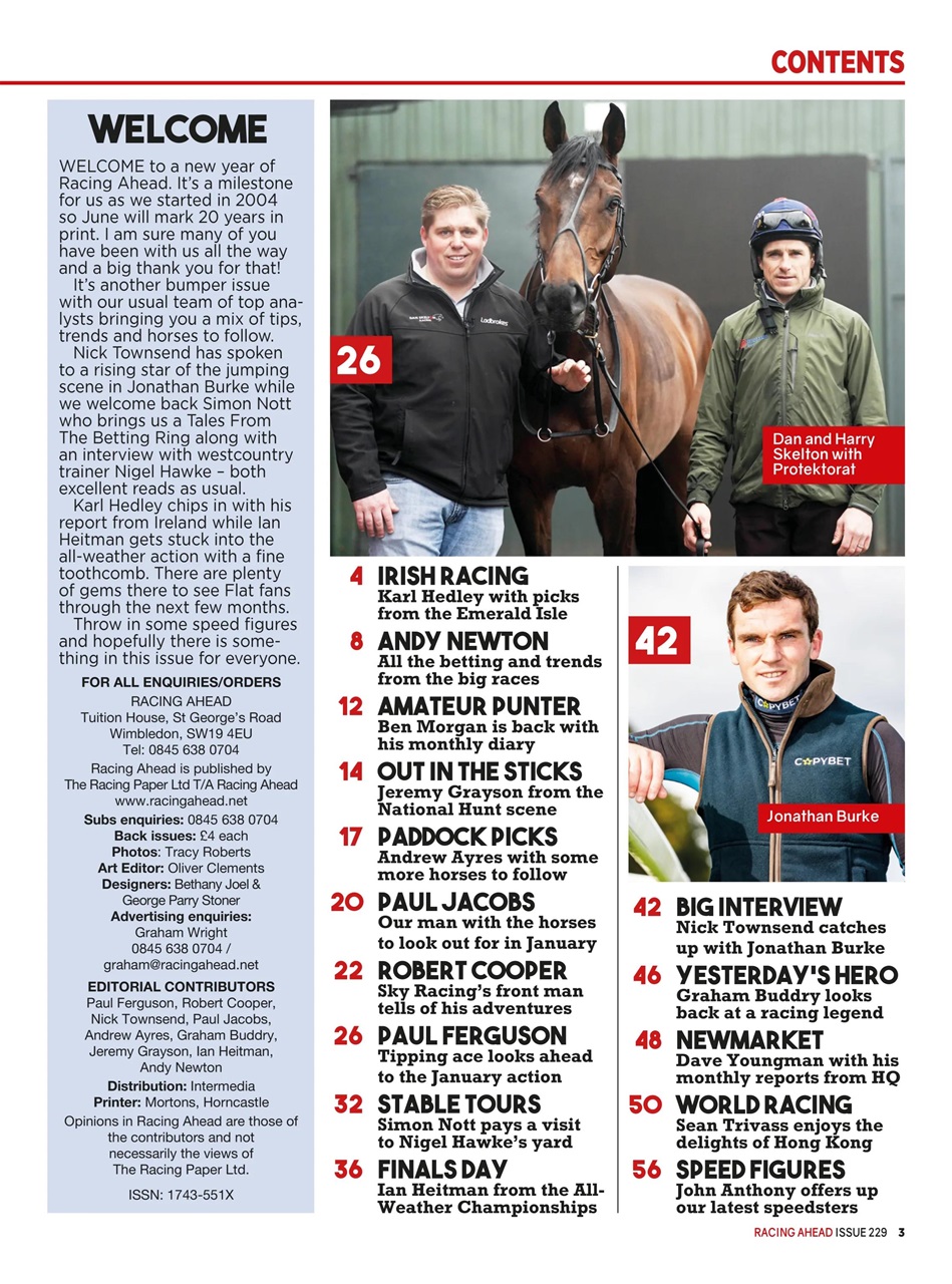 Racing Ahead Preview Pages