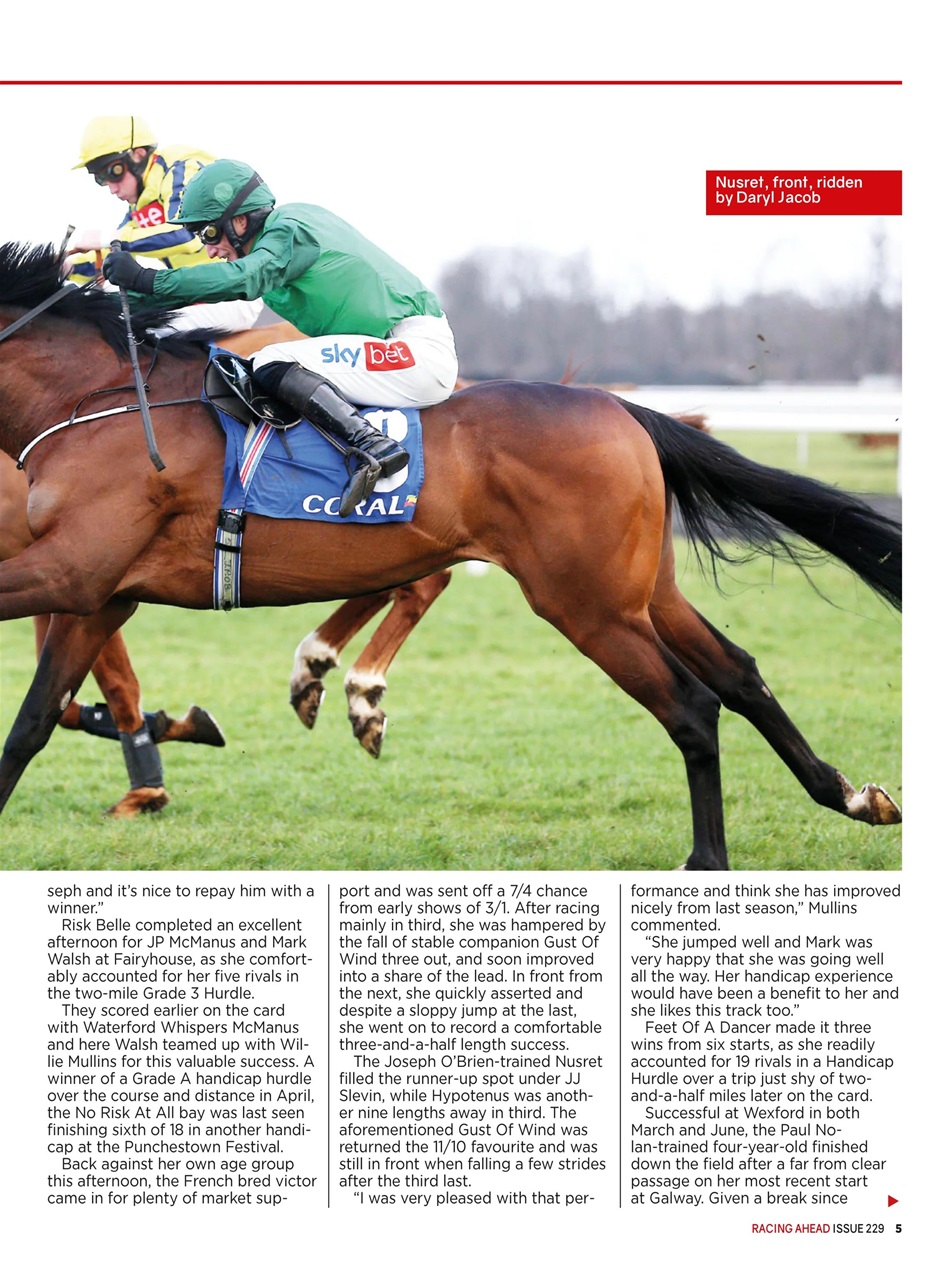 Racing Ahead Preview Pages