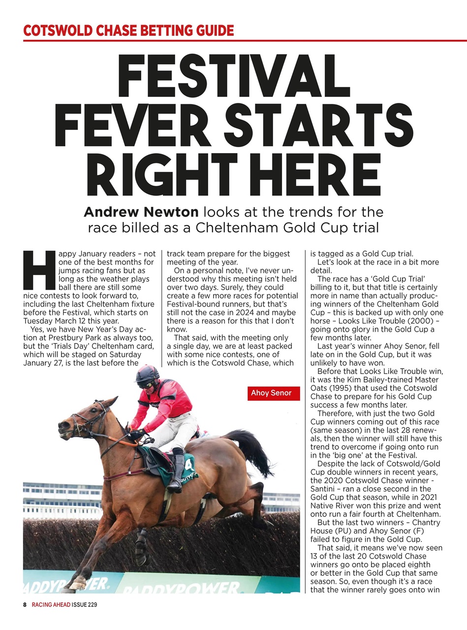 Racing Ahead Preview Pages