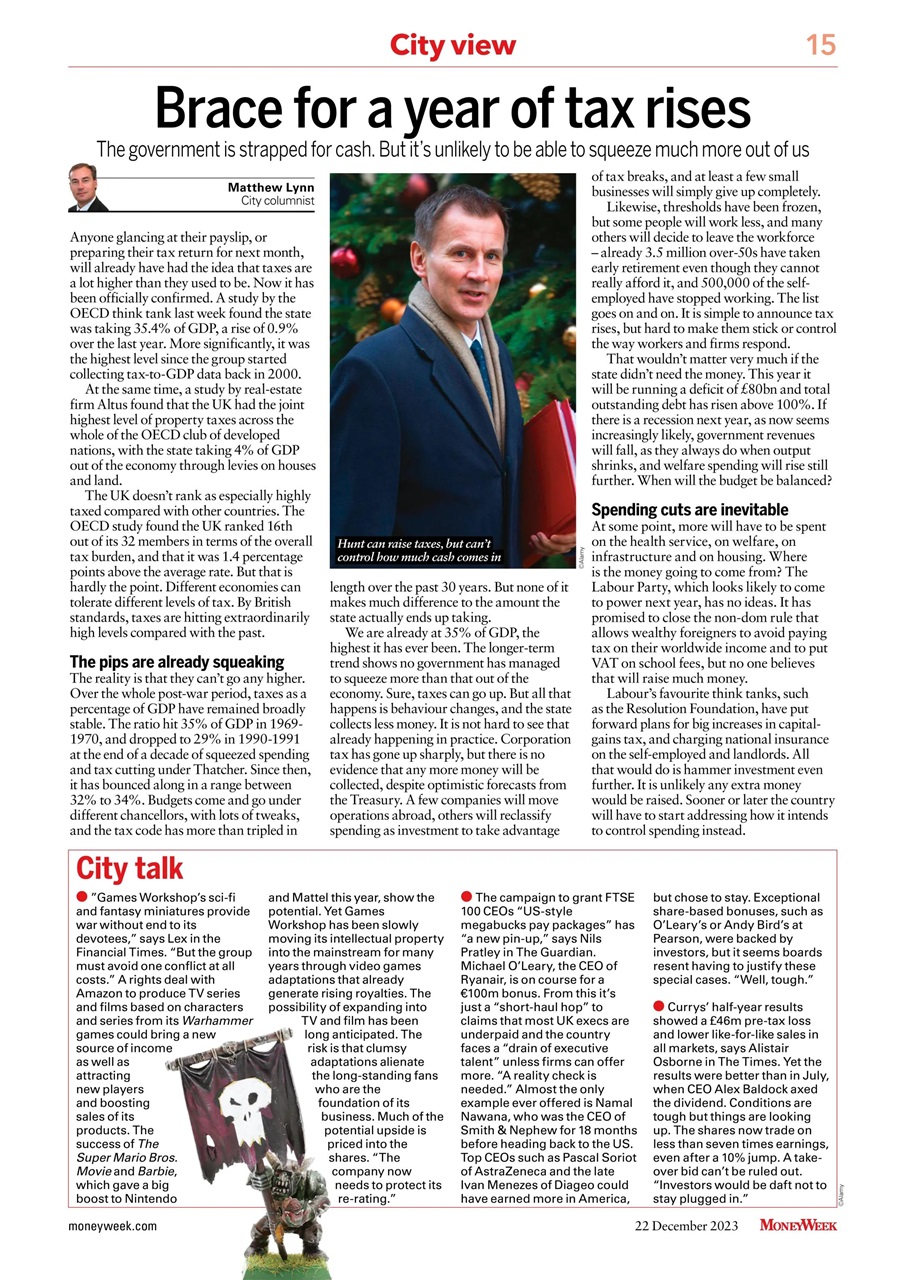 MoneyWeek Preview Pages