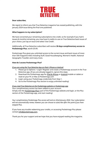 True Detective issue 