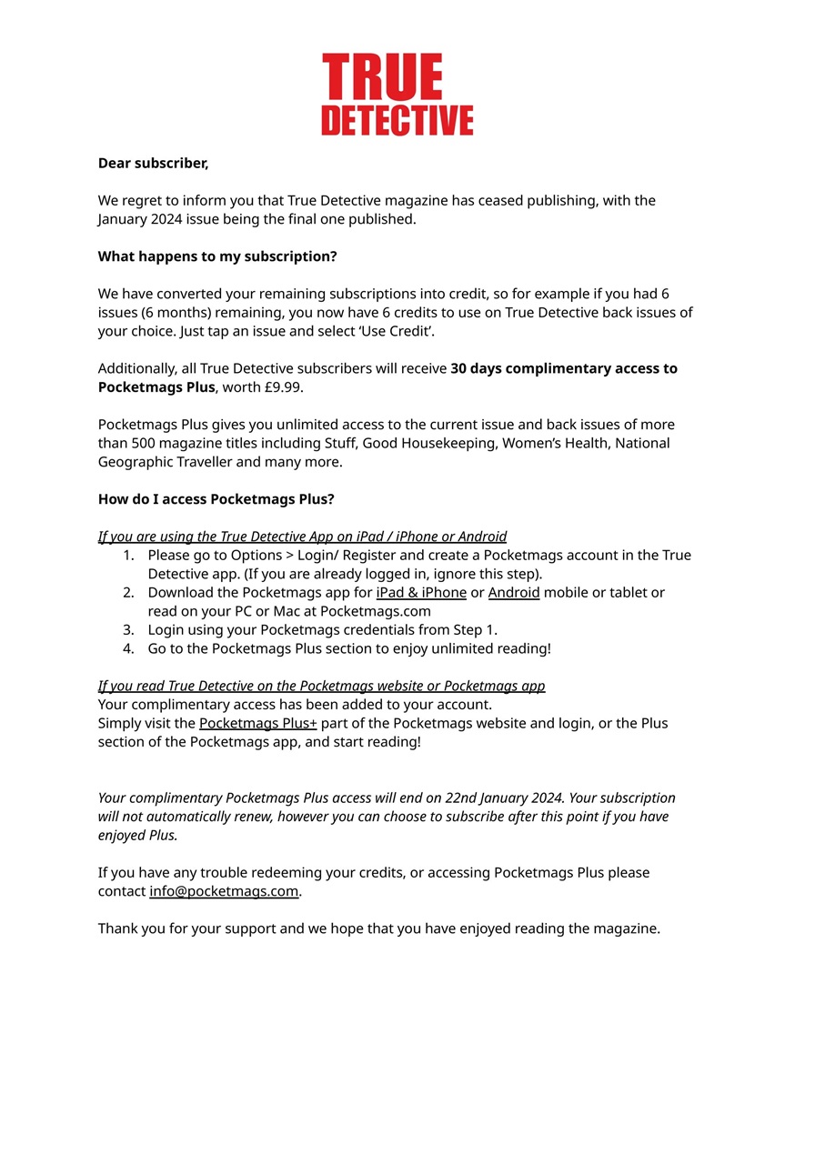 True Detective Preview Pages