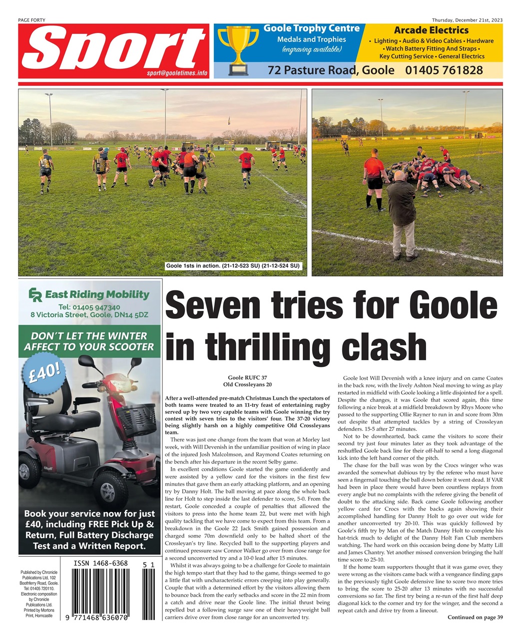 Goole Times Preview Pages