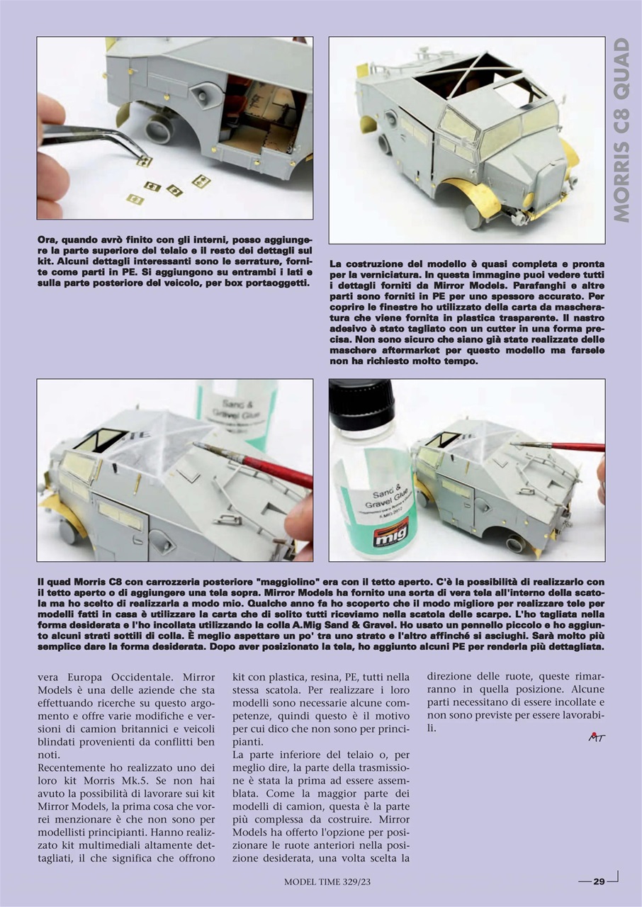 Model Time Preview Pages