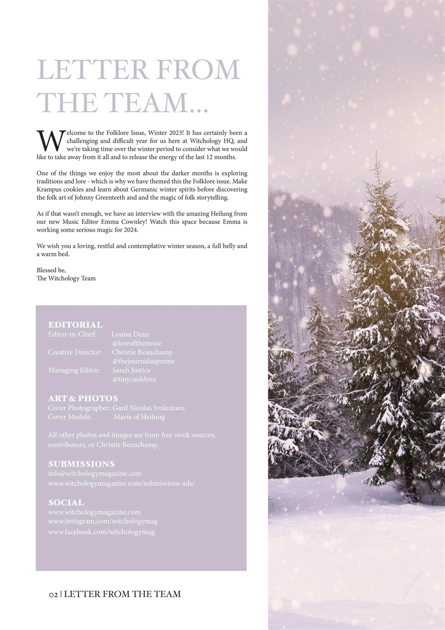 Witchology Magazine Preview Pages