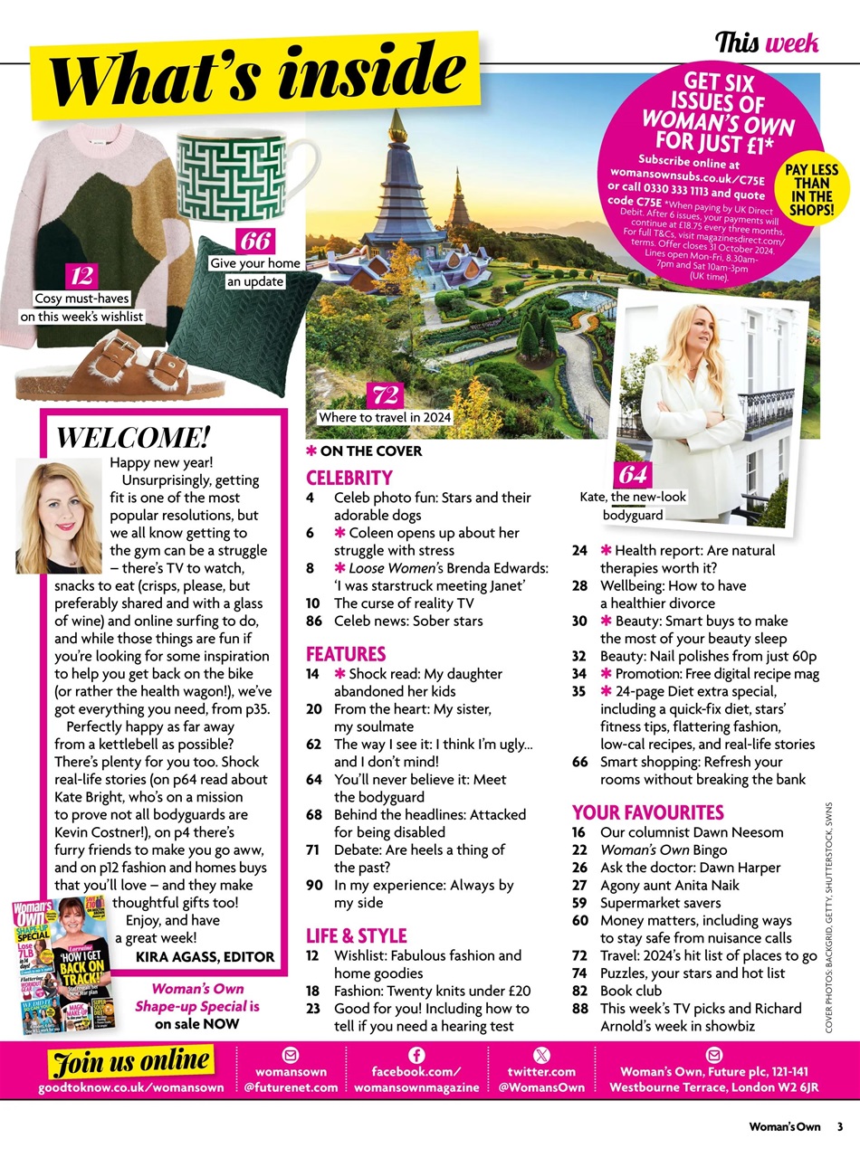 Woman's Own Preview Pages