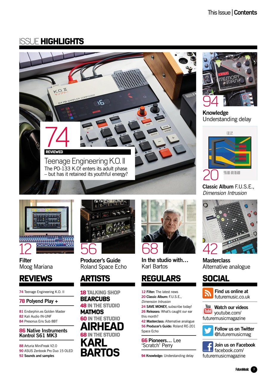 Future Music Preview Pages