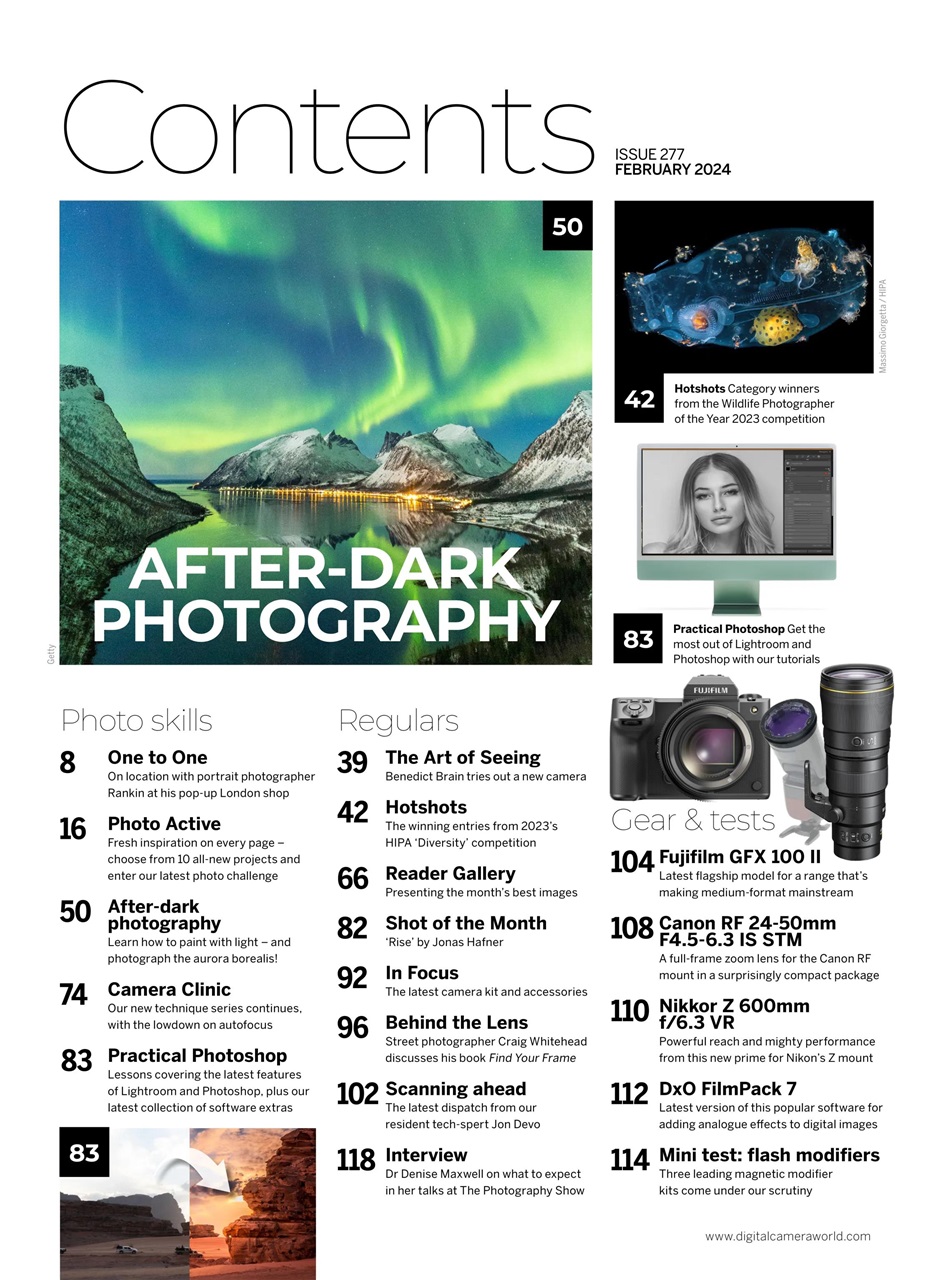 Digital Camera Magazine Preview Pages