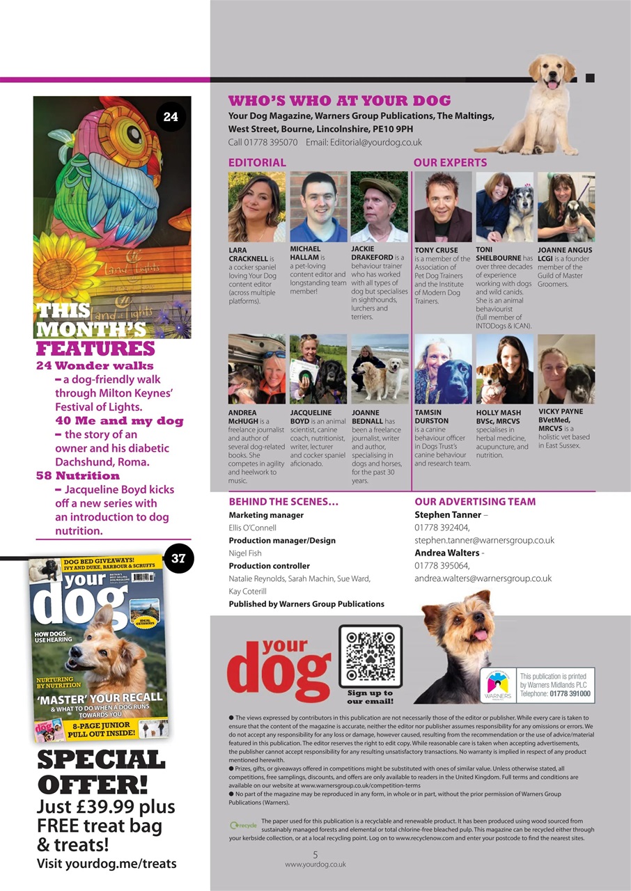 Your Dog Preview Pages