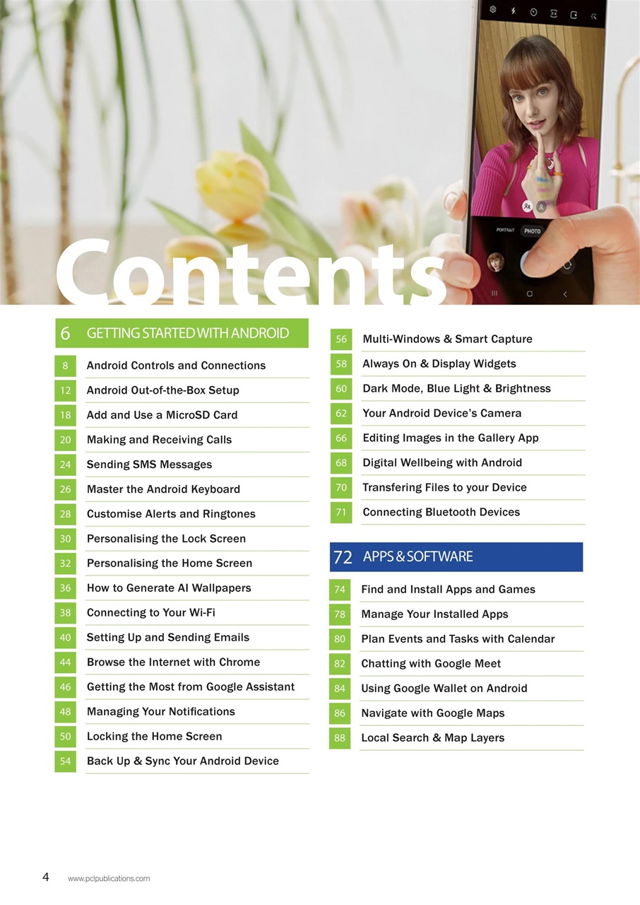 Android Smartphones & Tablets The Complete Manual Preview Pages