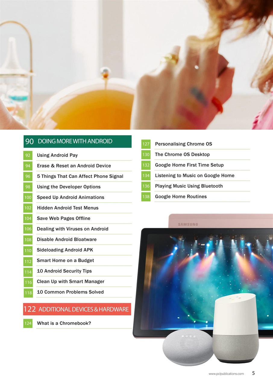 Android Smartphones & Tablets The Complete Manual Preview Pages