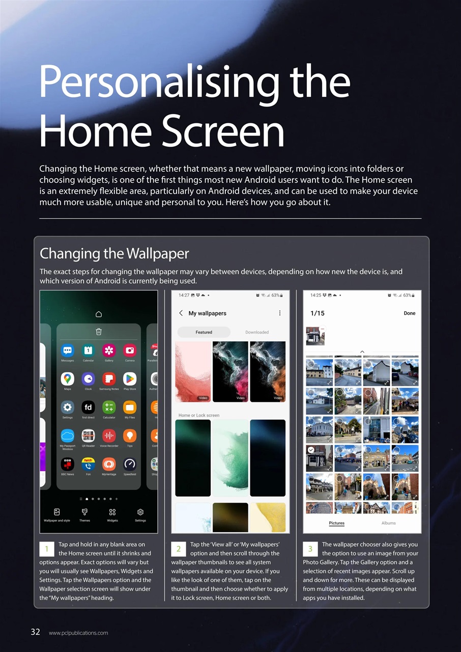 Android Smartphones & Tablets The Complete Manual Preview Pages