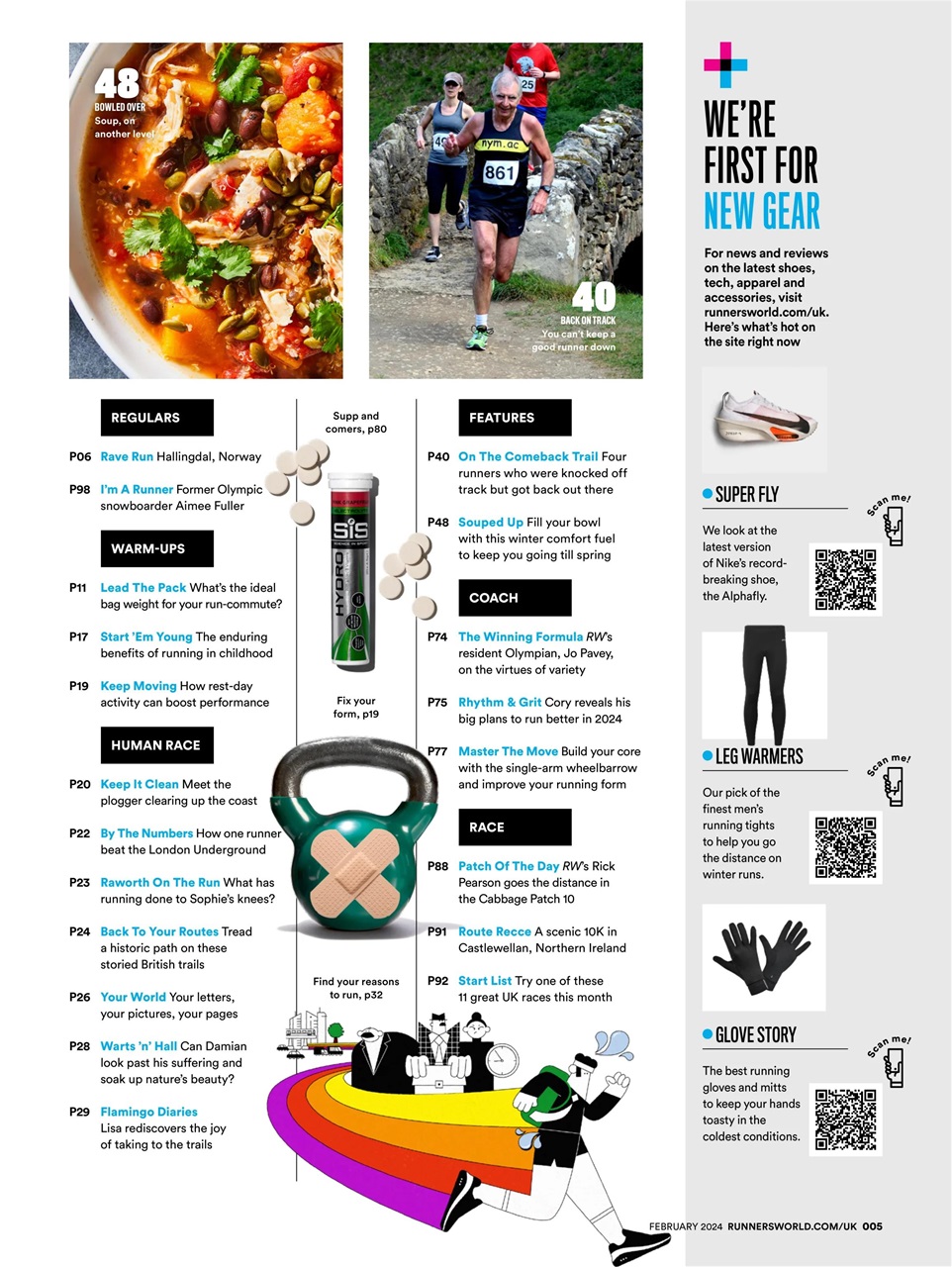 Runner's World Preview Pages