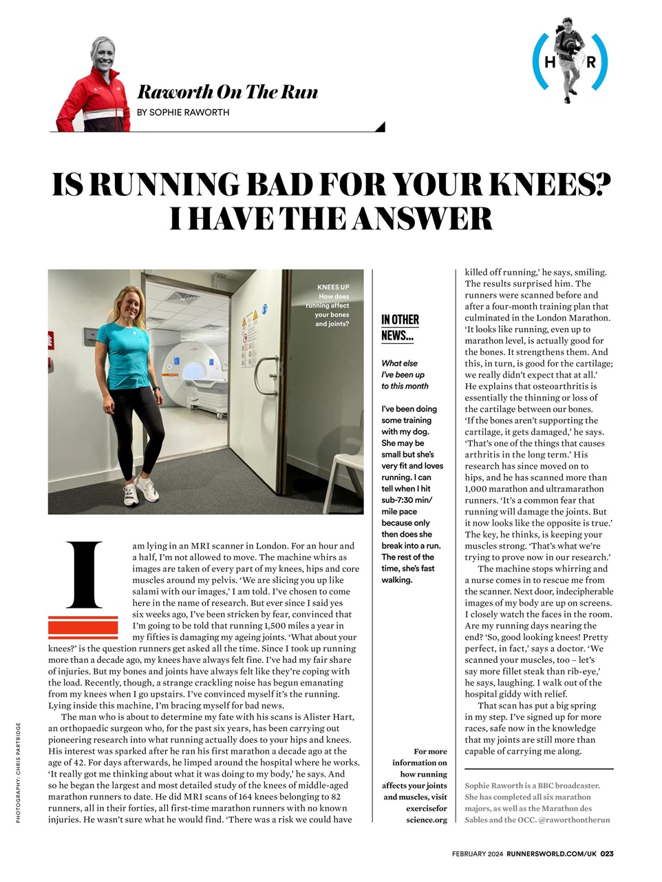 Runner's World Preview Pages