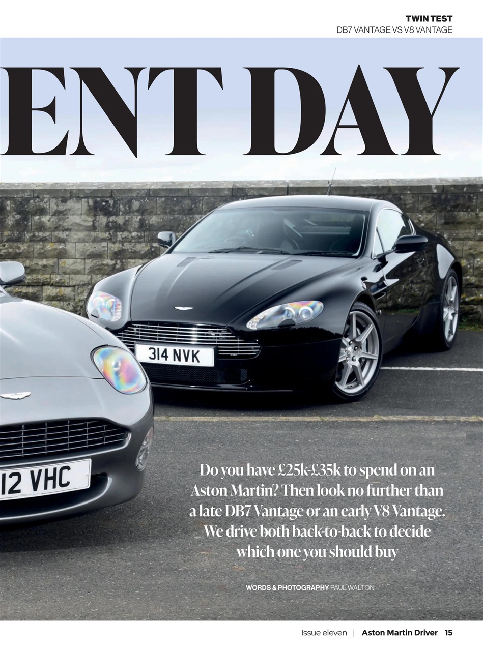 Aston Martin Driver Preview Pages