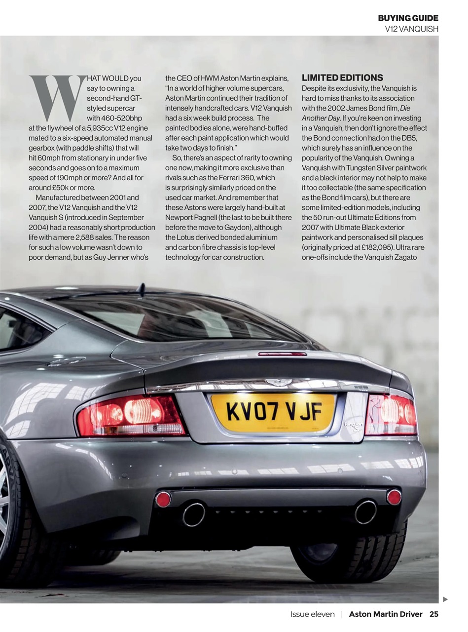 Aston Martin Driver Preview Pages