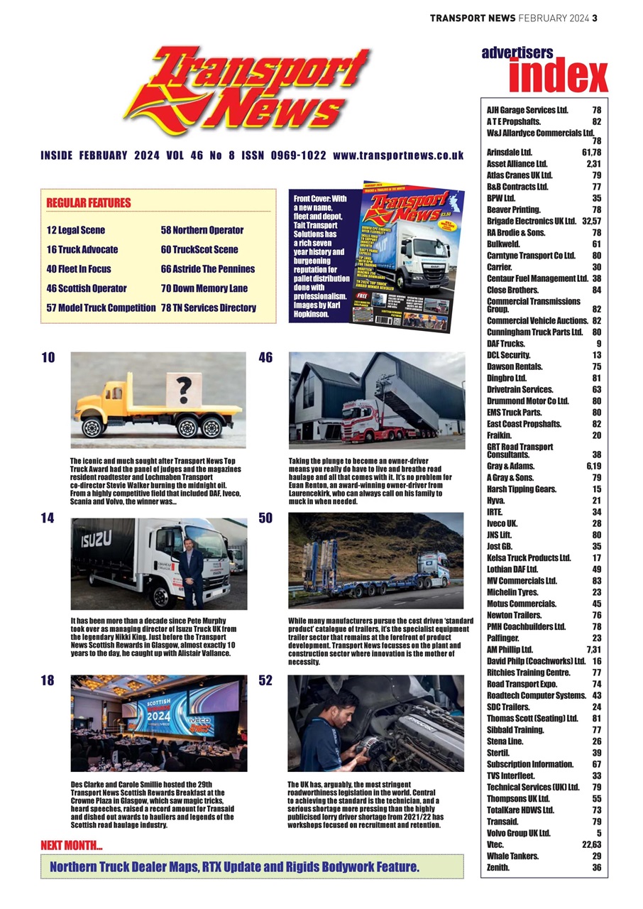 Transport News Preview Pages
