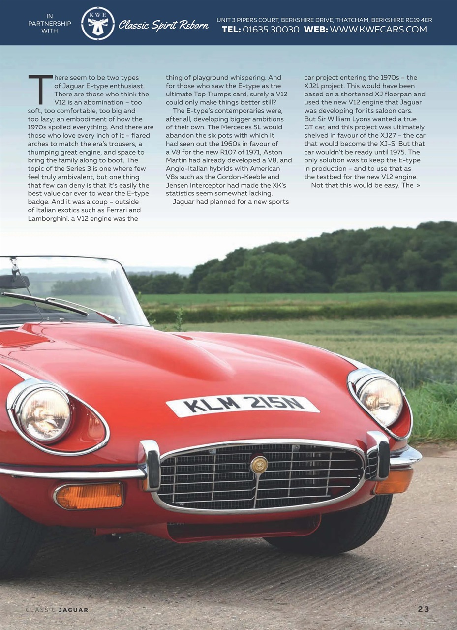 Classic Jaguar Preview Pages