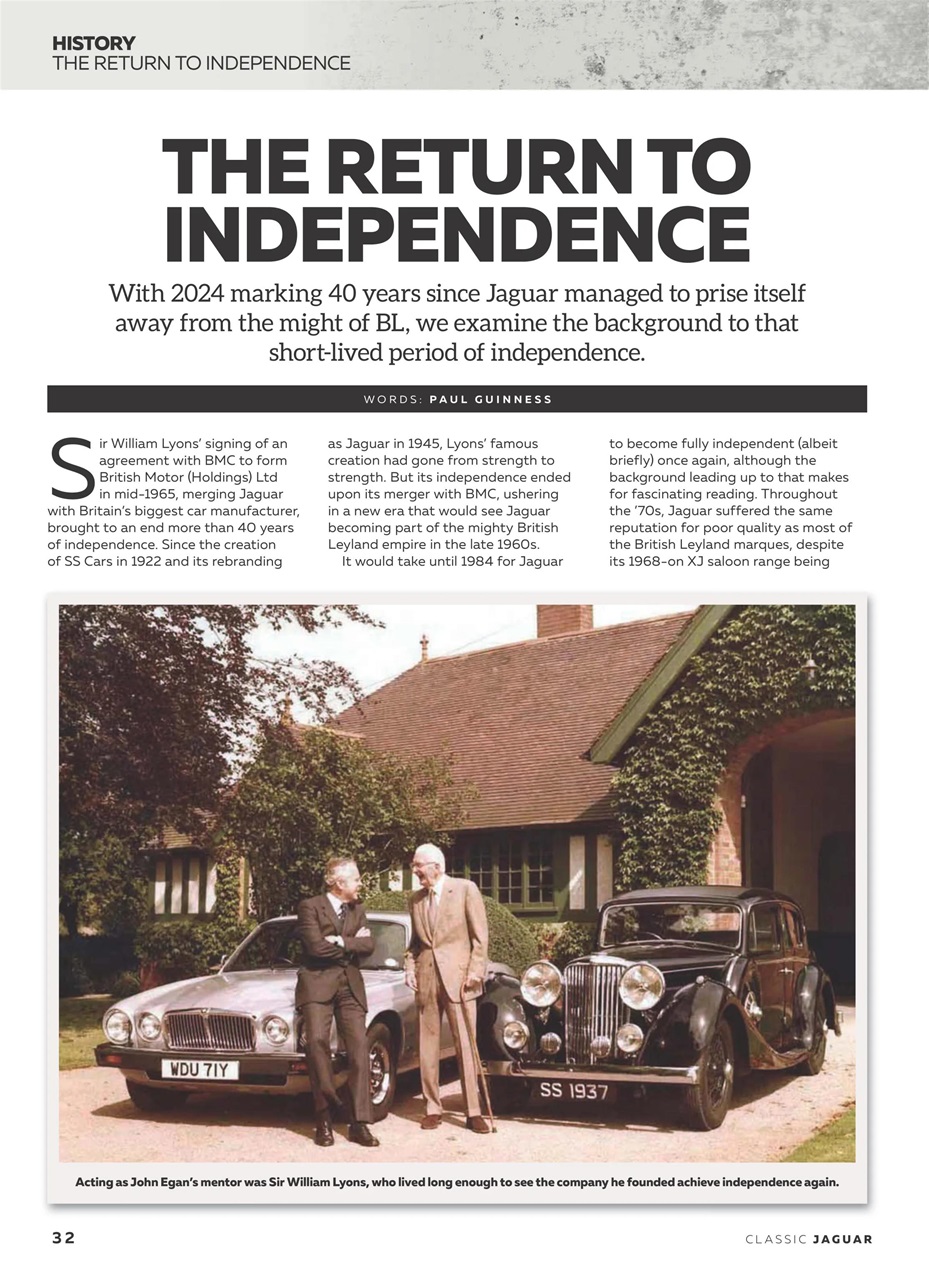 Classic Jaguar Preview Pages