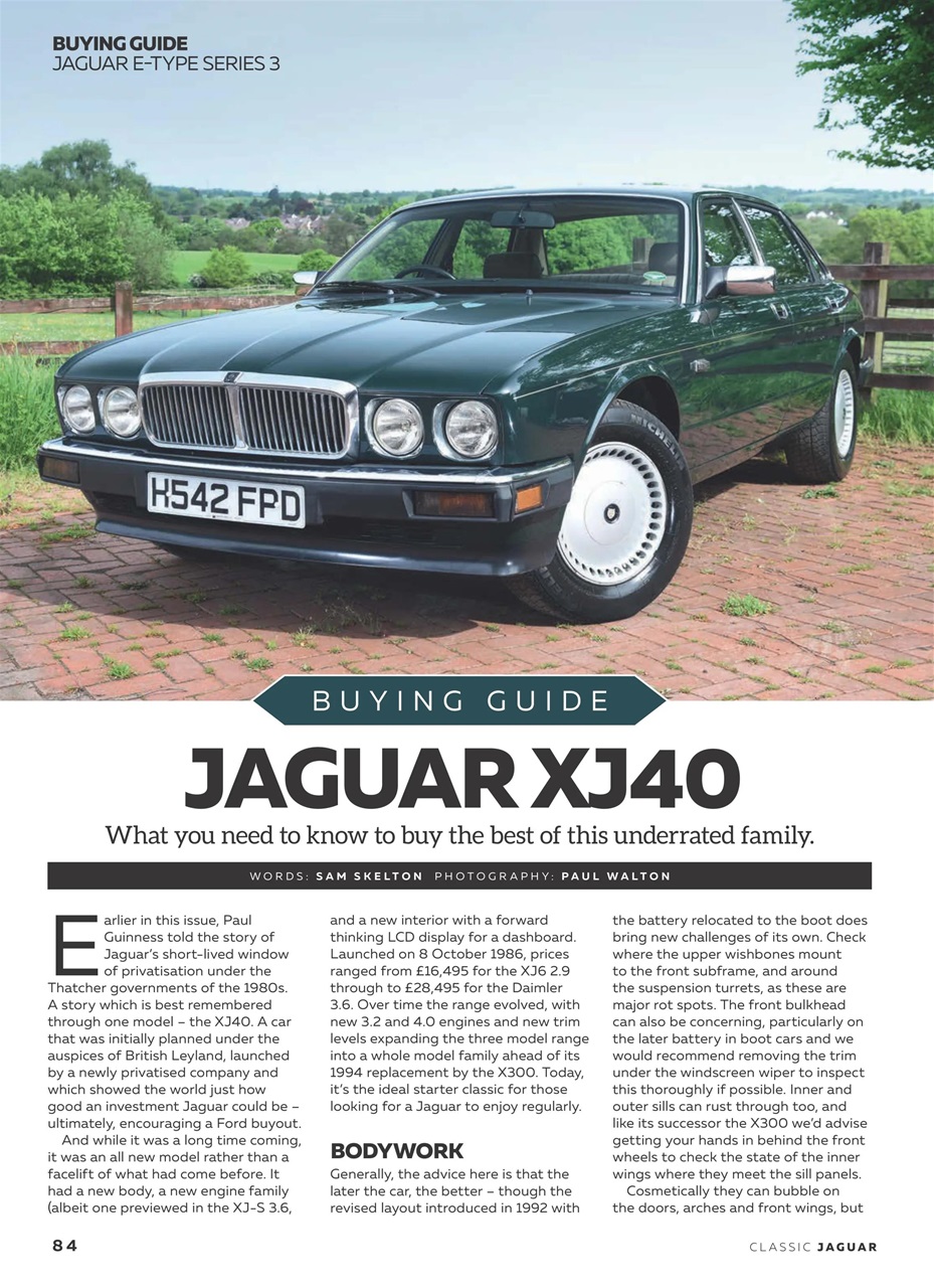 Classic Jaguar Preview Pages