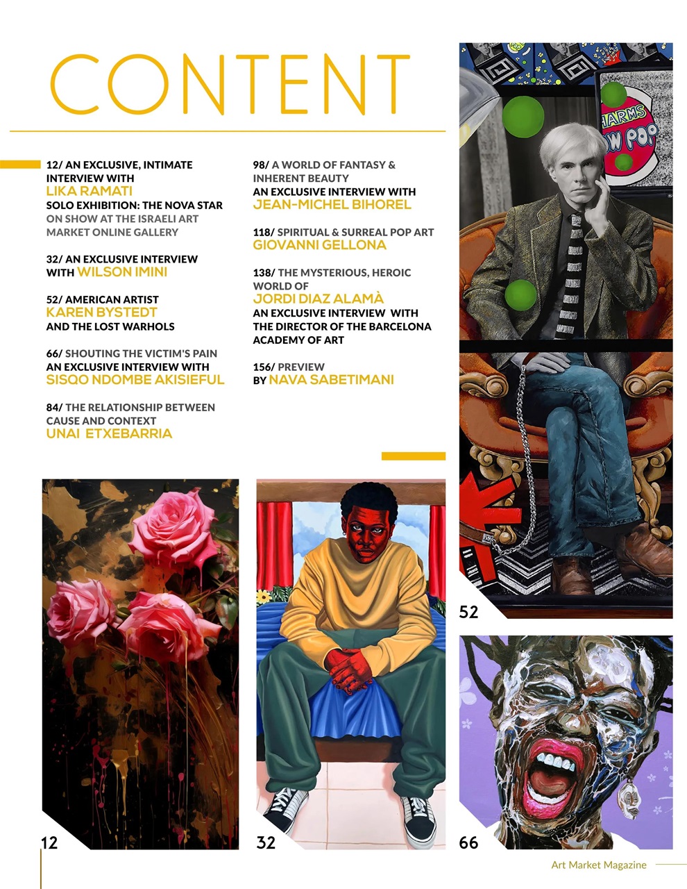 Art Market Magazine Preview Pages