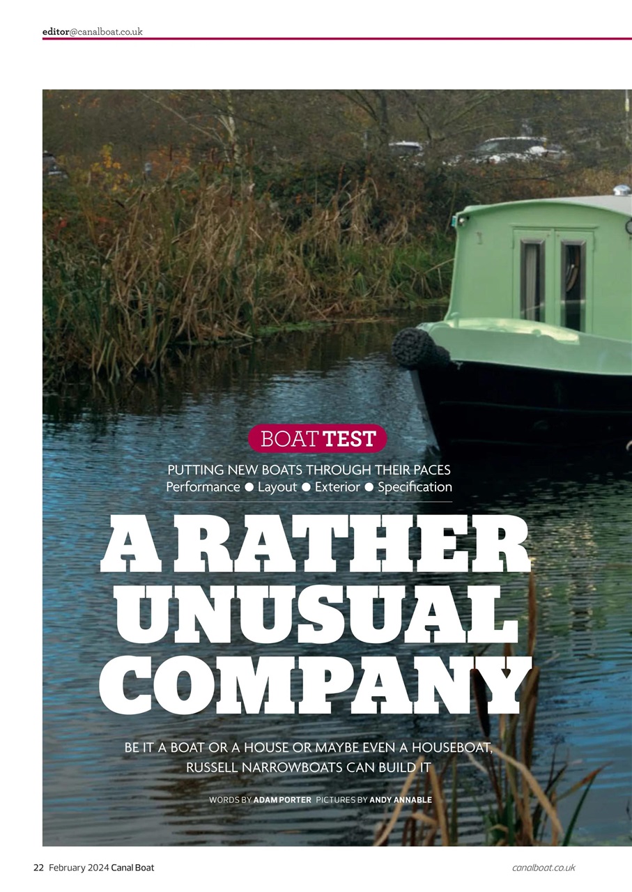 Canal Boat Preview Pages