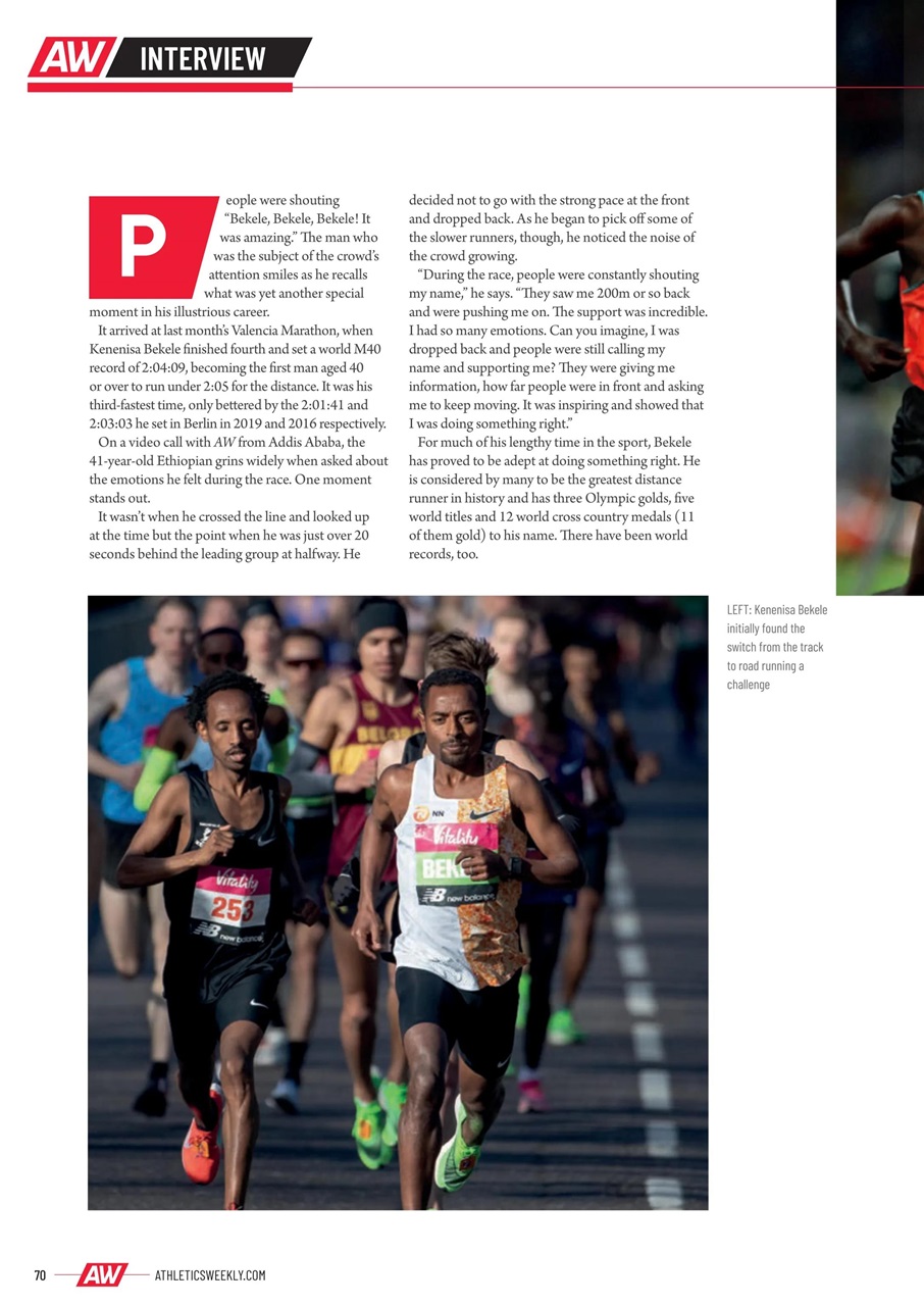 AW – Athletics Weekly Magazine Preview Pages
