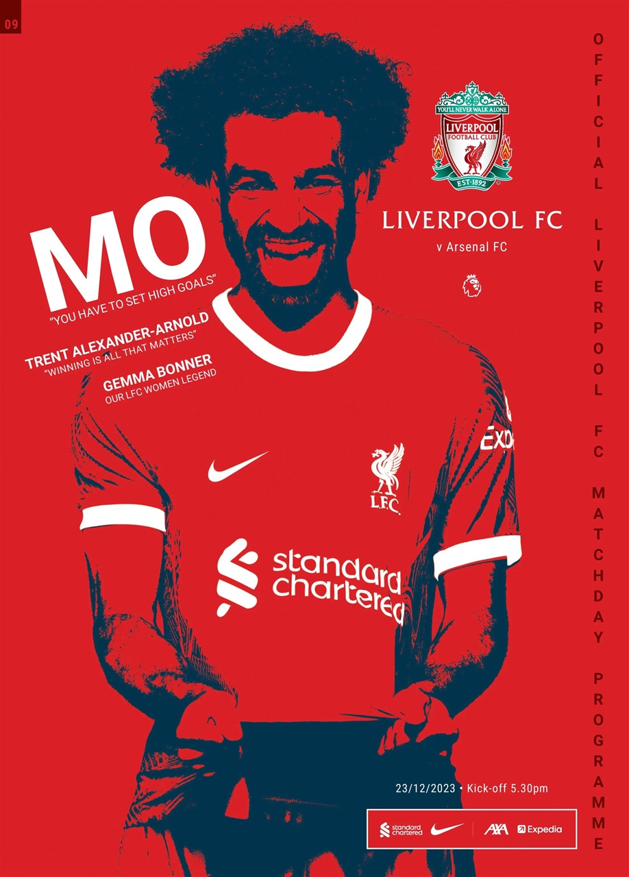 Liverpool FC Programmes Preview Pages