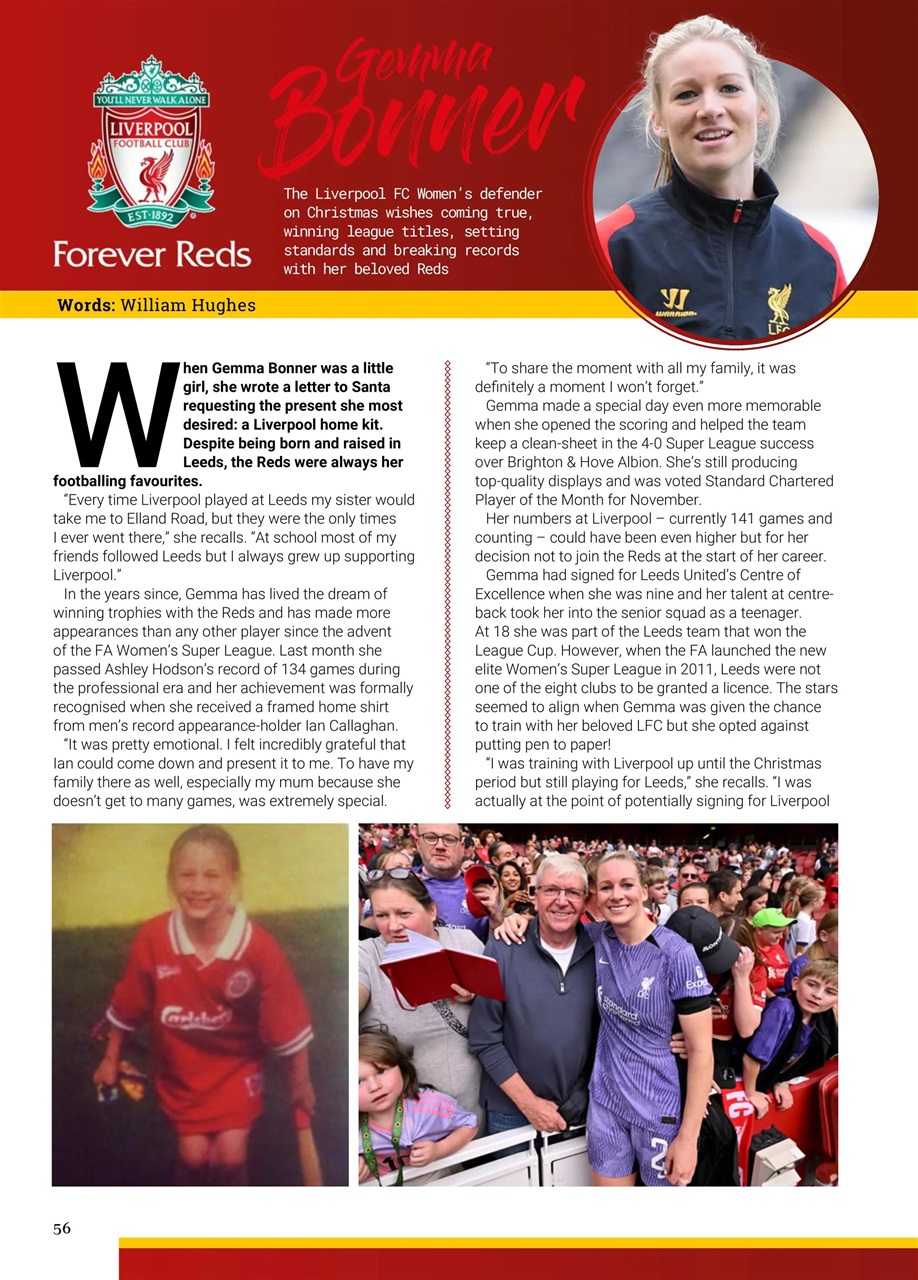 Liverpool FC Programmes Preview Pages