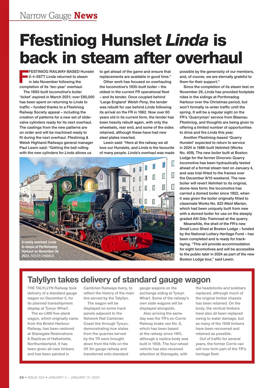 Steam Railway Preview Pages