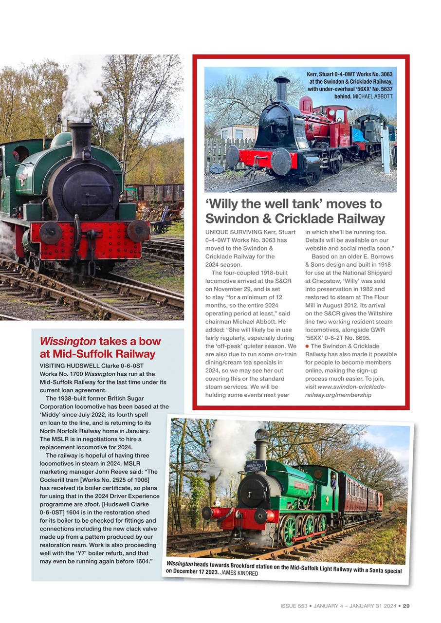 Steam Railway Preview Pages