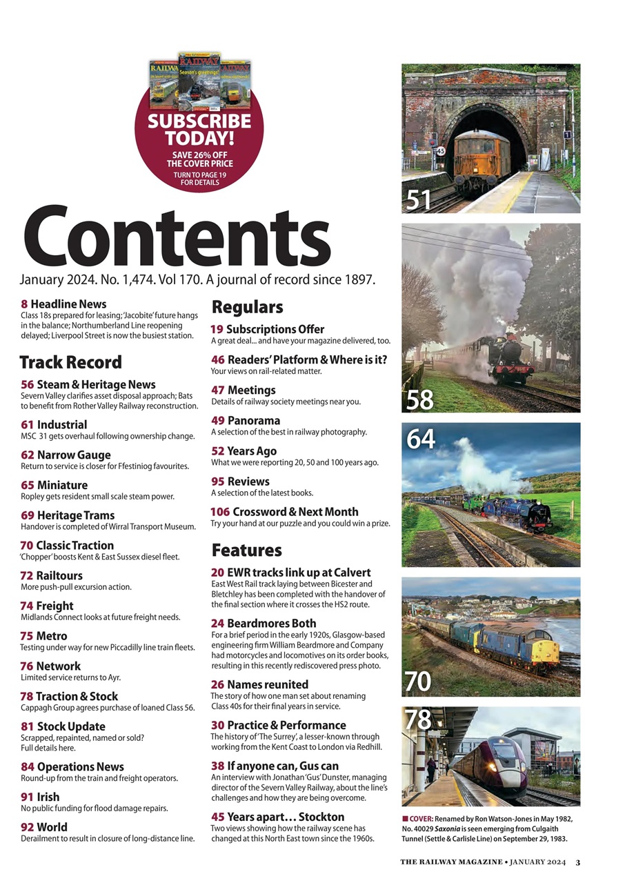 Railway Magazine Preview Pages